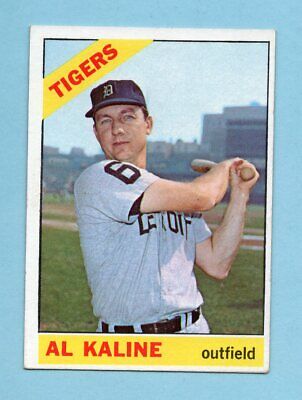 1966 Topps #410 Al Kaline Detroit Tigers Baseball Card EX - EX+ 