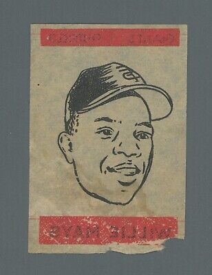 1965 Topps Transfer Willie Mays San Francisco Giants Red Variation  