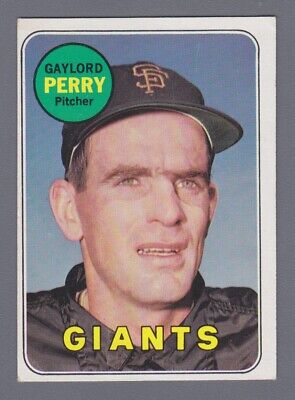 1969 Topps #485 Gaylord Perry San Francisco Giants Baseball Card EX