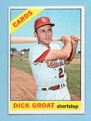 1966 Topps #103 Dick Groat St. Louis Cardinals No Trade Var Baseball Card Ex/Mt 