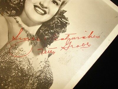 Betty Grable Autographed 5" x 7" Black & White Photograph - B&E Hologram