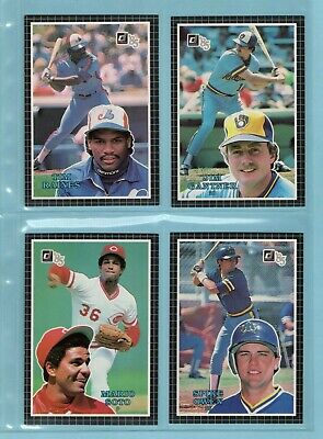 1985 Donruss Action All-Stars Complete Set of 60 Baseball Cards NM