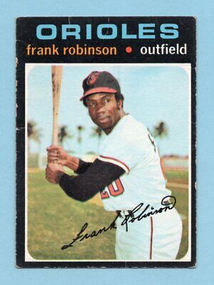 1971 Topps #640 Frank Robinson Baltimore Orioles Baseball Card EX ap wrks