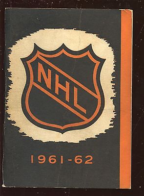 1961/1962 NHL Hockey Press & Radio Guide VG