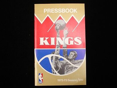 1972-73 Kansas City Kings Basketball Media Guide