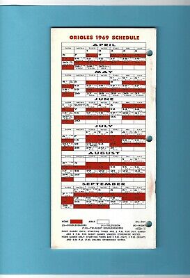 1969 Baltimore Orioles MLB Media Guide 