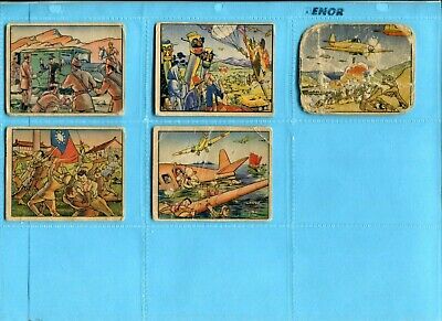 1938 Gum Inc. Horrors of War Starter Set Lot of 23 Different Cards Low Grade 