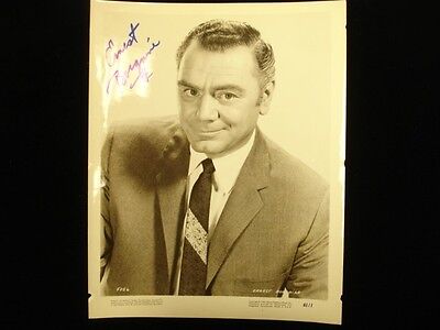 Ernest Borgnine Autographed 8" x 10" Black & White Photograph - B&E Hologram