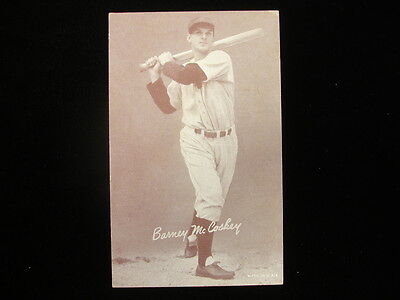 1947-66 Exhibit Card – Barney McCoskey Batting Variation, Scarce VG-EX/EX