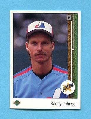 1989 Upper Deck #25 Randy Johnson Montreal Expos Rookie Baseball Card NM 