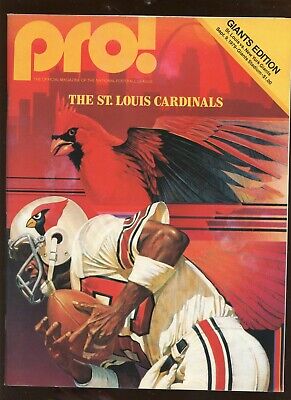 September 9 1979 NFL Program St. Louis Cardinals at New York Giants EXMT