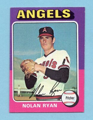 1975 Topps Mini #500 Nolan Ryan California Angels Baseball Card Ex/Mt dia shp