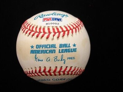 Hal Reniff Autographed Official American League Baseball - PSA