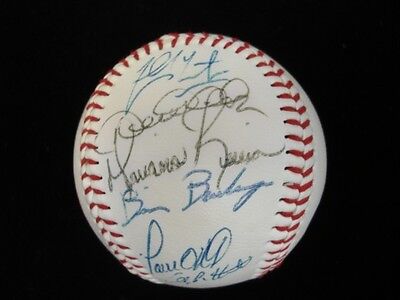 1997 New York Yankee Autographed Baseball - 17 Autographs - B&E LOA 