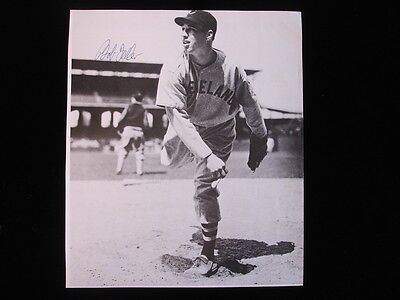 Bob Feller & Mel Harder Autographed 9.5" x 11" Magazine Cut