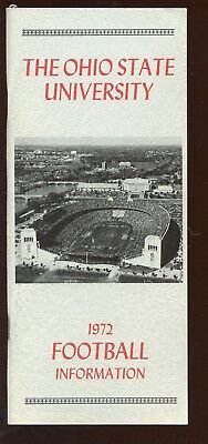 1972 NCAA Football Ohio State University Media Guide NRMT