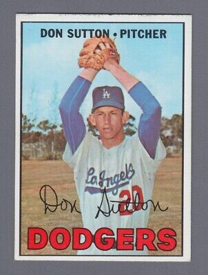 1967 Topps #445 Don Sutton Los Angeles Dodgers Baseball Card Ex/Mt pmk    