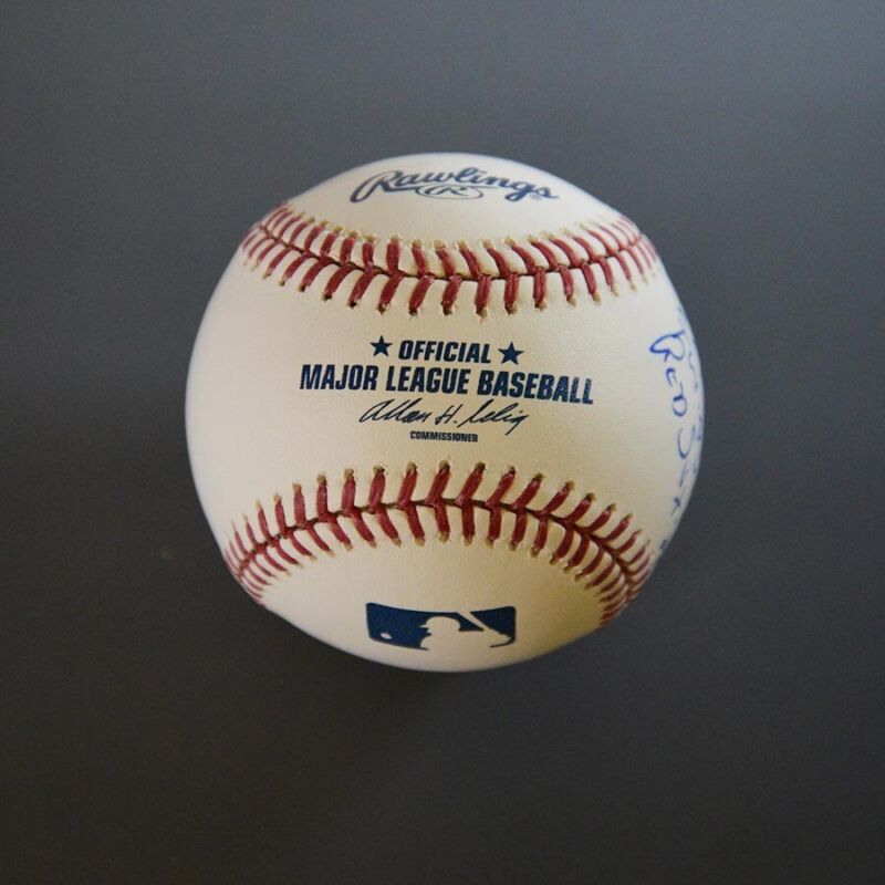 Dave & Mike Stenhouse Signed Inscribed MLB Selig Baseball Auto with B&E Hologram