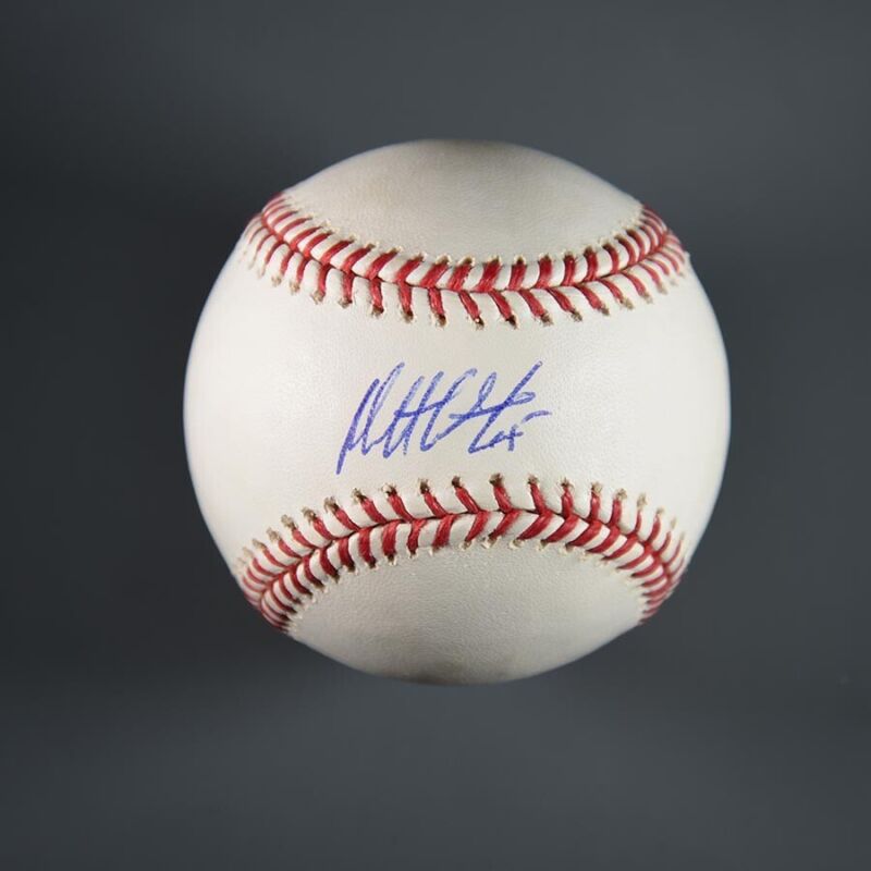 Matt Wieters Signed Official Selig MLB Baseball Auto with B&E Hologram