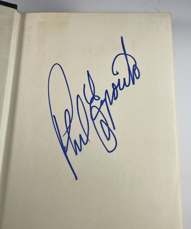 Phil Esposito Book “Hockey is My Life” Signed Auto with B&E Hologram