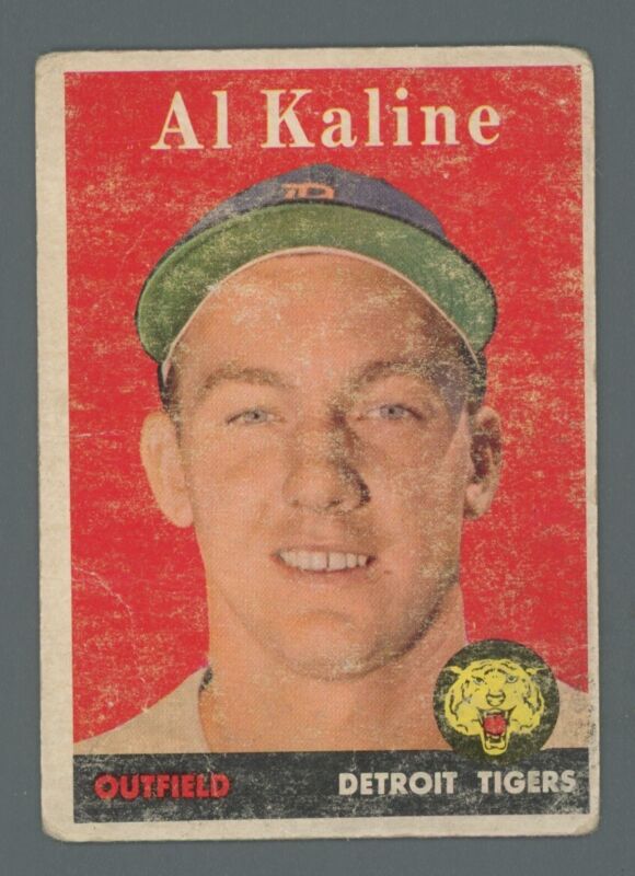 Al Kaline 1958 Topps Card #70 - Low Grade