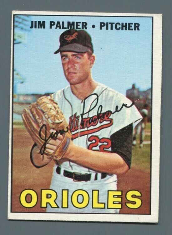 1967 Topps #475 Jim Palmer EX o/c