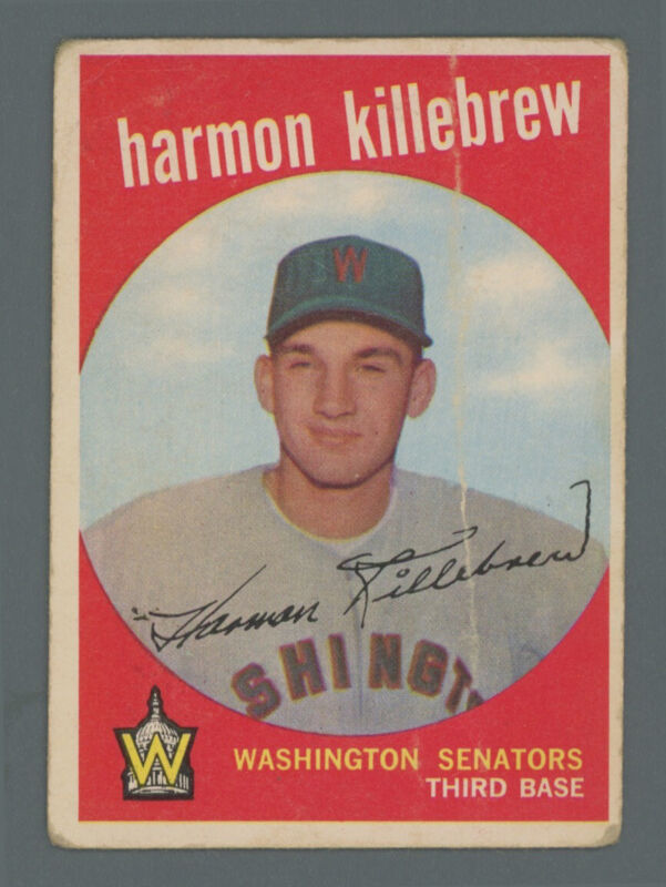 1959 Topps Card #515 Harmon Killebrew - Low Grade - Hi #