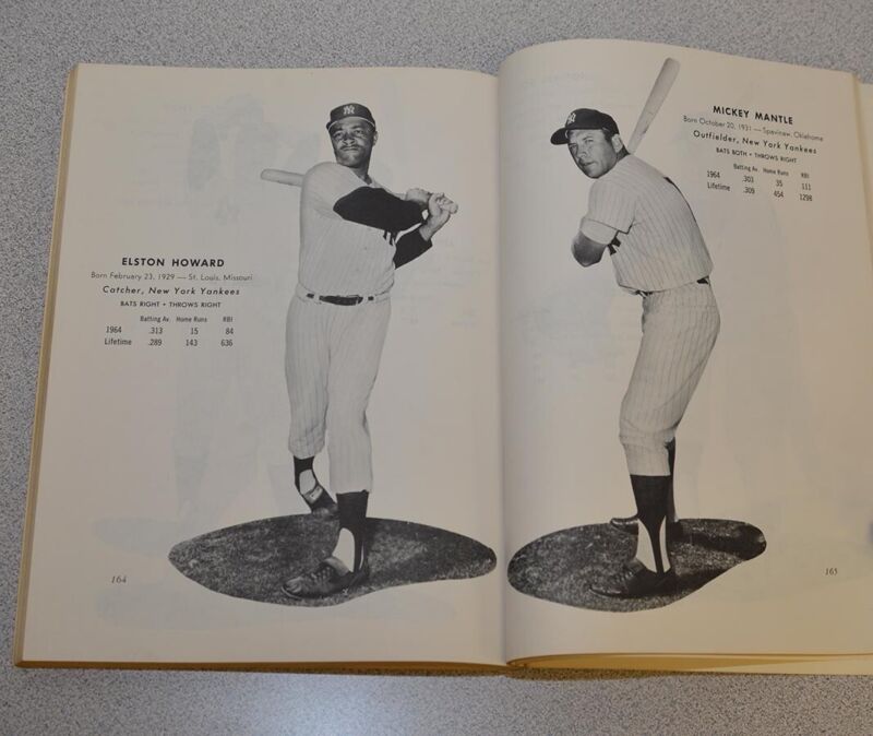 1965 Big-Time Baseball Book 192 Pages of Stars and Stories with Photos