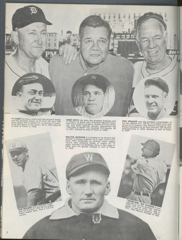 1961 Old Timer’s Baseball Photo Album Volume 1 - intact, writing inside