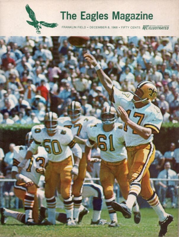 12/8/68 The Eagles Magazine • New Orleans Saints vs Philadelphia Eagles