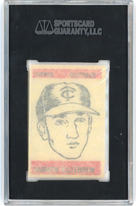 1965 Topps Transfers Harmon Killebrew SGC 92 NM/MT+ 8.5