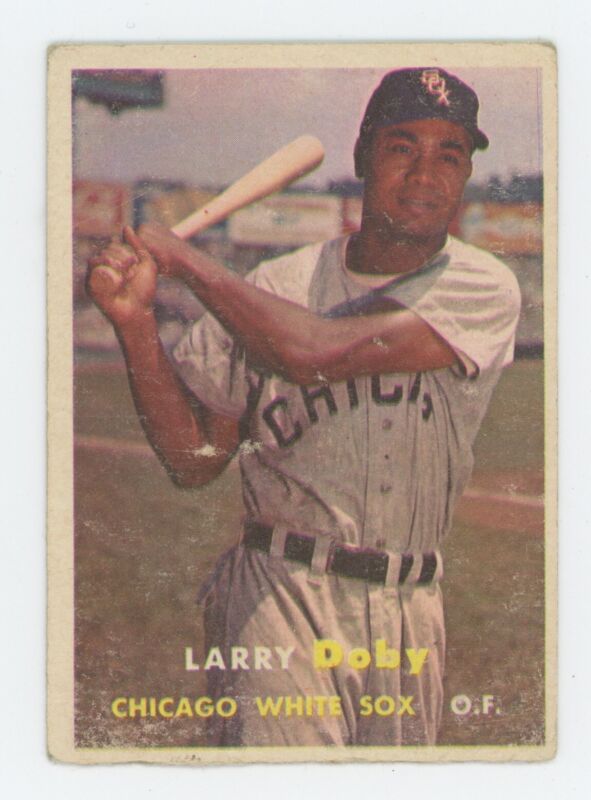 Larry Doby 1957 Topps Card #85 - Low Grade Creasing