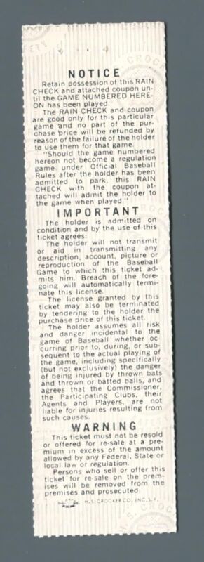 1976 ALCS vs. Kansas City Ticket Stub Game 4 Yankee Stadium full unripped