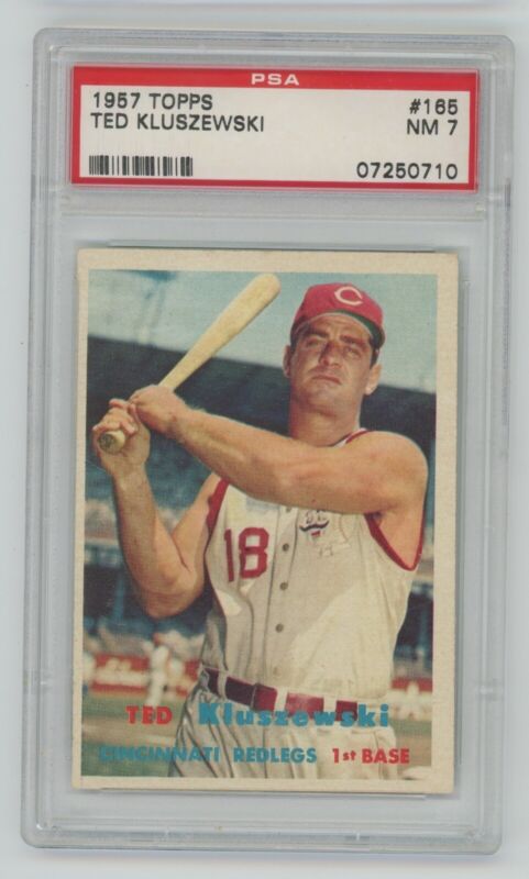 1957 Topps Ted Kluszewski  #165 • PSA 7 NM