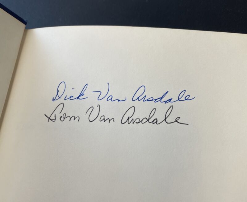 Tom & Dick Van Arsdale Signed Book “Two of a Kind” Auto with B&E Hologram