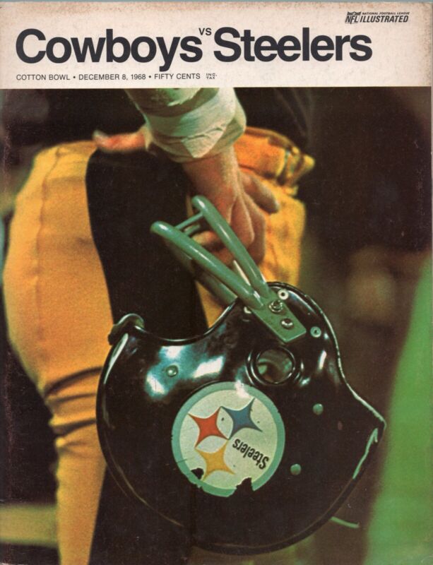 12/8/68 Dallas Cowboys vs Pittsburgh Steelers Program • NFL Illustrated