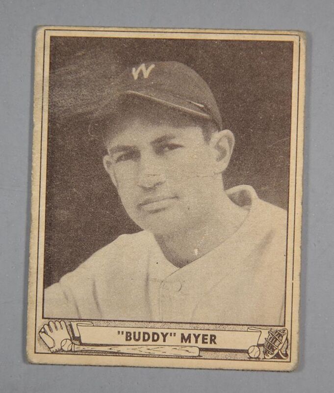 1940 Play Ball #17 Buddy Myer VG