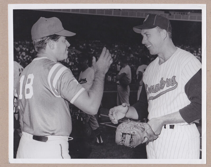 Jerry Lewis and Gil Hodges Celebrity Game 1963 Press Photo