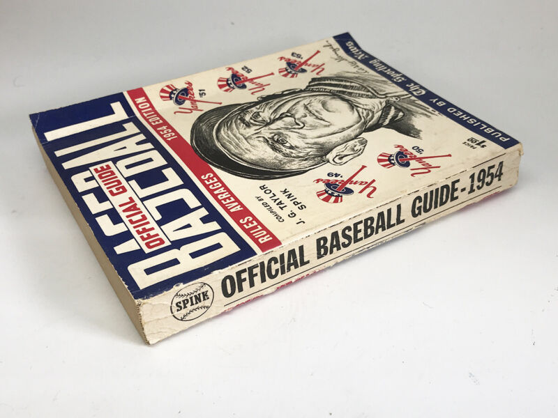 1954 The Sporting News Official Baseball Guide - Stengel Yankees Cover