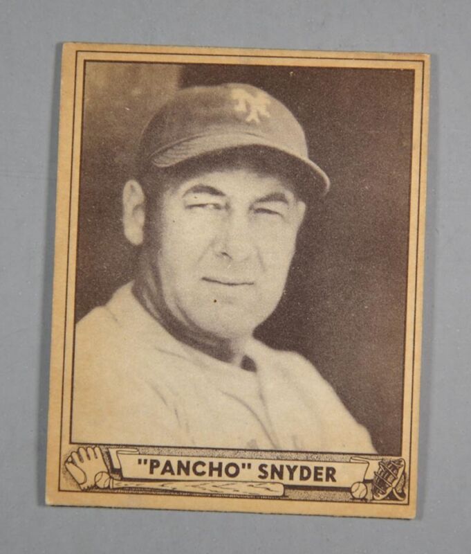 1940 Play Ball #159 Frank “Pancho" Snyder  EX