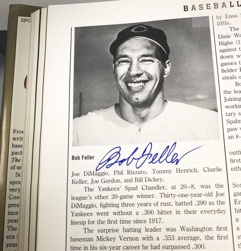 Baseball The Illustrated History Hardcover Book 4 sigs Blackwell Barney Feller +