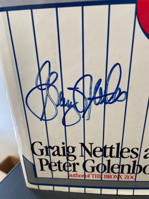 Graig Nettles Signed Book “Balls” Auto with B&E Hologram