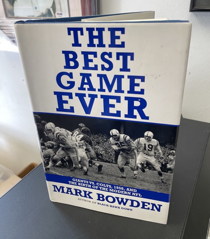 Don Maynard NY Jets Signed Book “The Best Game Ever” Auto with B&E Hologram