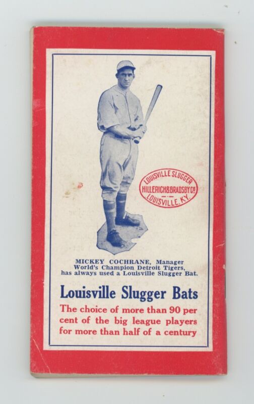 1936 The Sporting News Record Book Hank Greenberg Cover