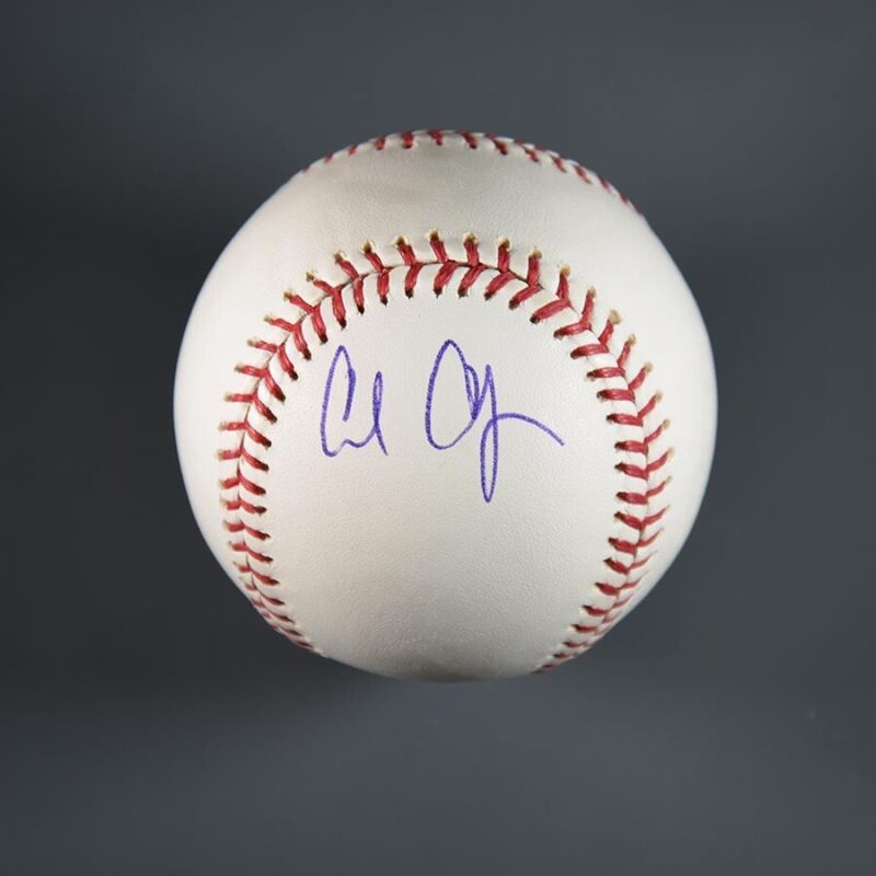 Carl Crawford Signed Official Selig MLB Baseball Auto with B&E Hologram