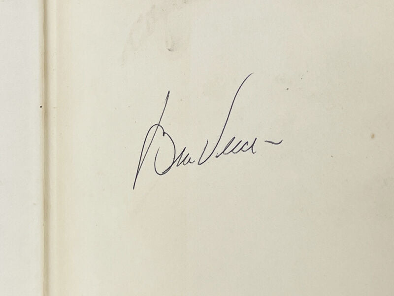 Bill Veeck Signed Book “Veeck as in Wreck” Auto w B&E Hologram