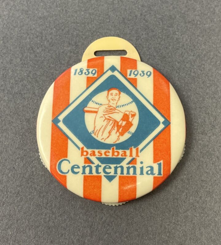 1939 Souvenir Baseball Centennial Umpire Scorer Pin Clicker