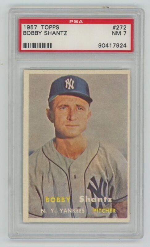 1957 Topps Bobby Shantz  #272 • PSA 7 NM