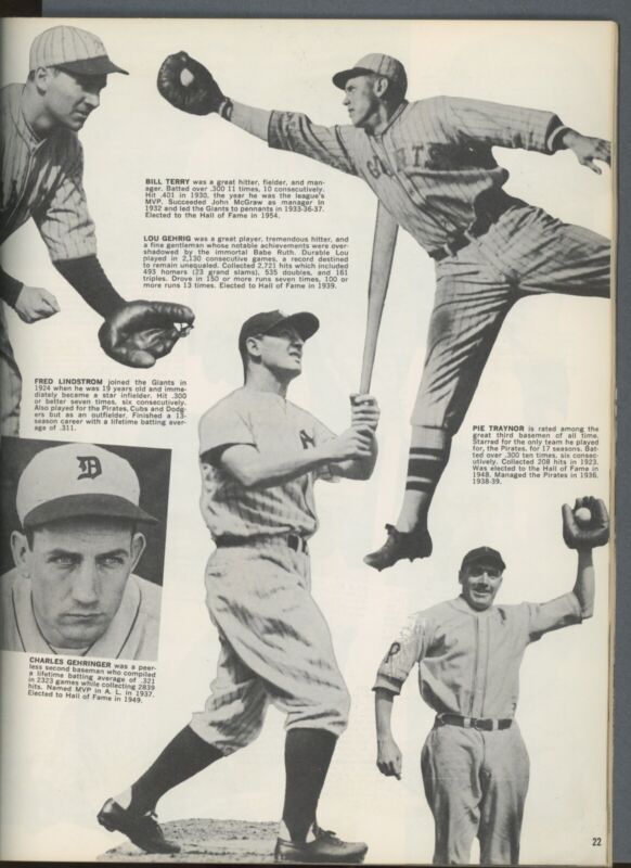 1961 Old Timer’s Baseball Photo Album Volume 1 - intact, writing inside