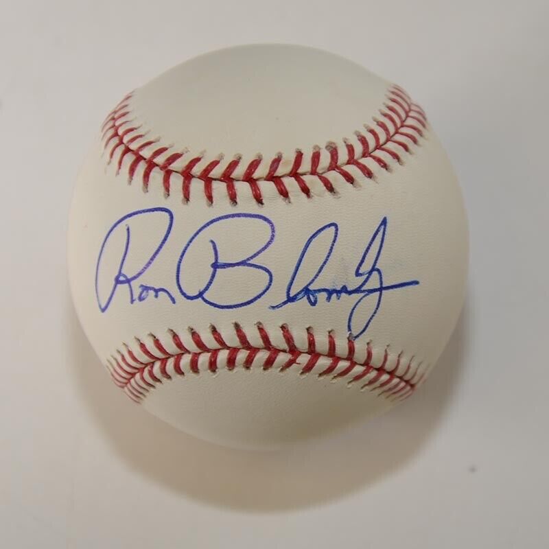 Ron Blomberg Yankees Auto Signed MLB Baseball with B&E Hologram